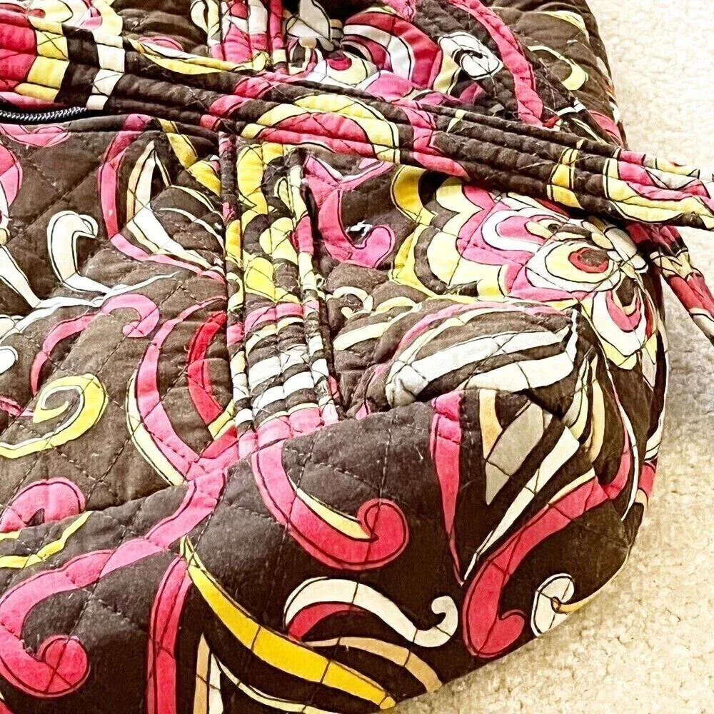 Vera Bradley Puccini Tote Bag Toggle Closure Travel Quilted Packable Lightweight